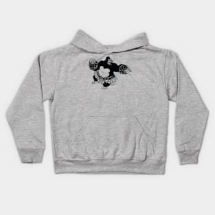 Conga (Black) Kids Hoodie